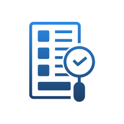 Comprehensive assessment icon