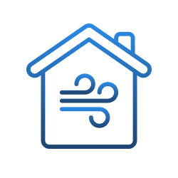 ensure proper airflow rates in each room according icon